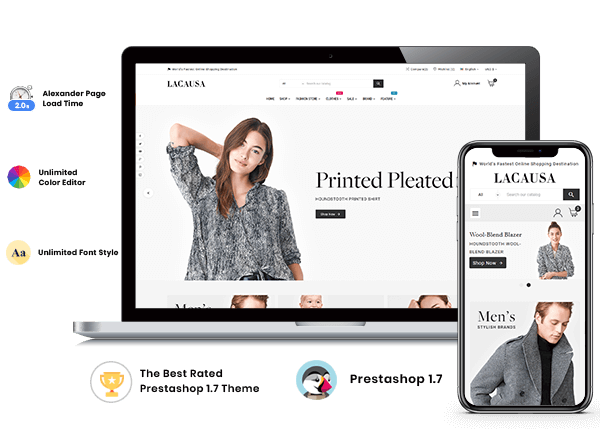 PrestaShop ecommerce showcase