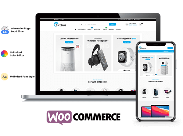 WooCommerce ecommerce showcase
